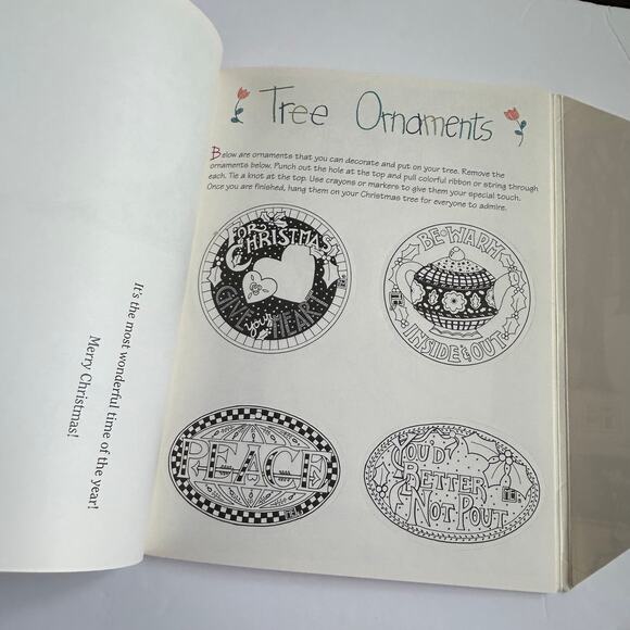 Mary Engelbreit “Something To Do for the Holidays” Coloring Activity Book - Picture 8 of 10